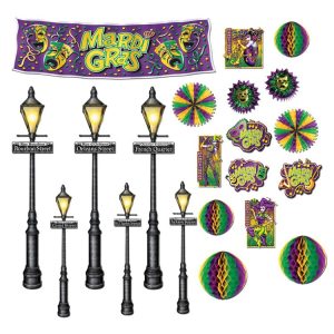 Mardi Gras Decoration Props by Windy City Novelties- DEC52046UN