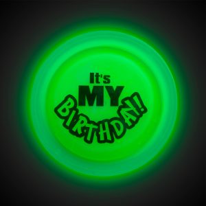 It's My Birthday Green Glow Badge by Windy City Novelties- GSP030EA