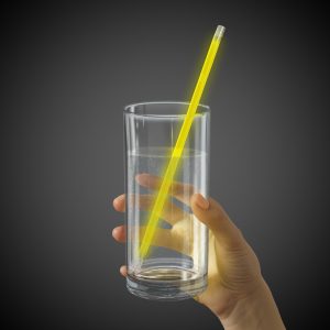 Yellow Glow Straws - 9" - 25 Pack by Windy City Novelties- GST93-GST933UN