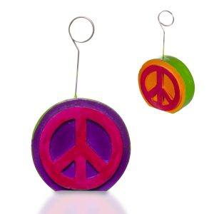Peace Sign Balloon Weight by Windy City Novelties- DEC055EA