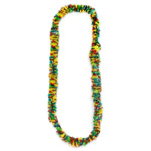 Multi - Color Plastic Leis - 38" - 12 Pack by Windy City Novelties- NOV083DZ