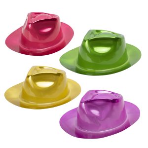 Metallic Fedora Hats - 12 Pack by Windy City Novelties- HAT056DZ