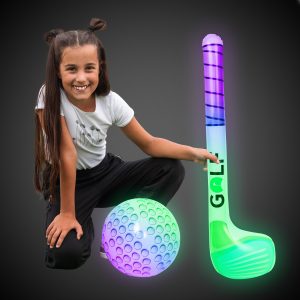 LED Inflatable Golf Club & Ball Set by Windy City Novelties- NFS002UN