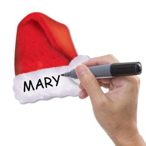 Mini Santa Hat Cutouts by Windy City Novelties- DEC22269UN
