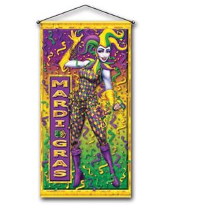 Mardi Gras Door Panel Decoration by Windy City Novelties- DEC50383EA
