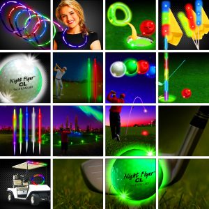 Premium 60 Player Night Flyer Fairway Tournament Package by Windy City Novelties- CLNF.PFRW