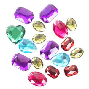 Plastic Gems - 30 Per Unit by Windy City Novelties- DEC57451EA