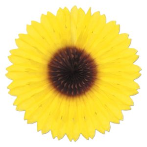 Sunflower Honeycomb Tissue Decoration by Windy City Novelties- DEC50276EA