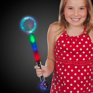 LED Jumbo Circle Prism Wand by Windy City Novelties- LIT232EA