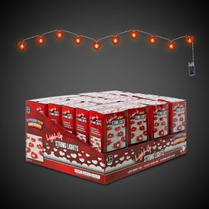 LED Heart String Lights Retail Display by Windy City Novelties- RCD066UN
