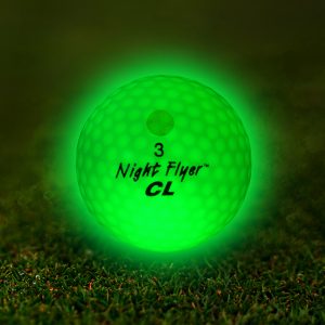Night Flyer LED Green Constant-On Golf Ball by Windy City Novelties- CLNFBULK.G