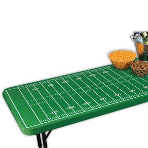 Football Field Plastic Table Cover by Windy City Novelties- PAP575263EA