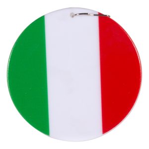 Italian Flag Plastic Medallion - 2 1/2" by Windy City Novelties- JLR602EA