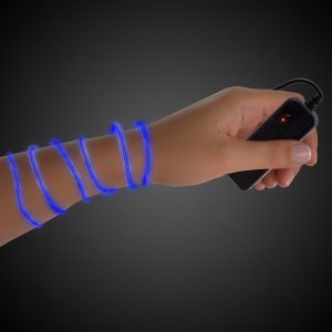 Blue EL Wire 3 Yards by Windy City Novelties- LIT100-LIT1004EA