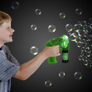 Neon Green LED Bubble Gun by Windy City Novelties- BUB070EA