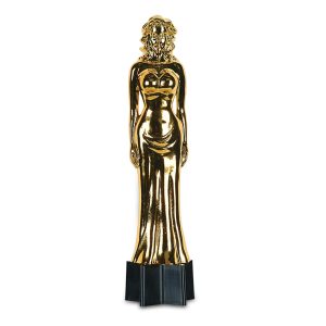 Gold Female Award Statue by Windy City Novelties- PAR178EA