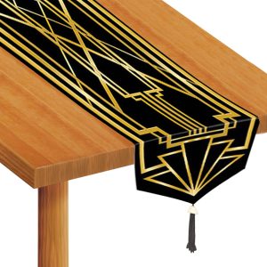 Roaring 20's Art Deco Table Runner by Windy City Novelties- DEC59907EA