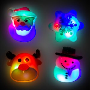 LED Christmas Rings Assortment by Windy City Novelties- JLR240UN