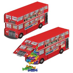 Double Decker Bus Centerpiece by Windy City Novelties- DEC54122EA