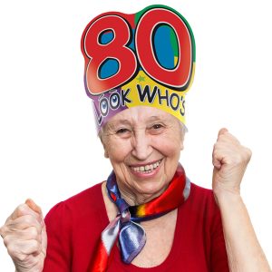 Look Who's 80 Crown by Windy City Novelties- HAT6628EA