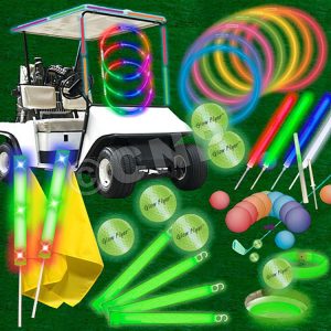 Economy 80 Player Glow Flyer Hole In One Tournament Package by Windy City Novelties- GF.HIO