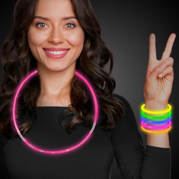Glow Necklace & Bracelet Kit by Windy City Novelties- GNO1024UN