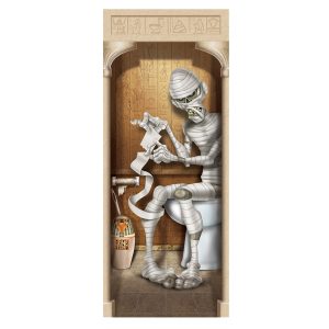 Mummy Bathroom Door Cover by Windy City Novelties- DEC00379EA