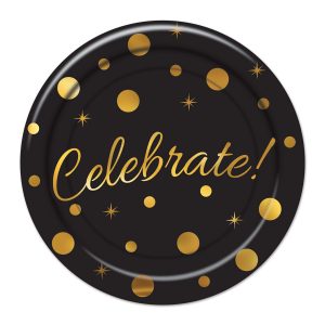 Celebrate 9" Plates by Windy City Novelties- PAP4968DPUN