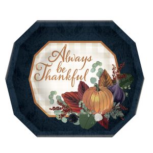 Fall Thanksgiving 9" Plates by Windy City Novelties- PAP900DPUN