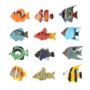 Tropical Fish Toy Figures by Windy City Novelties- NOV1016DZ