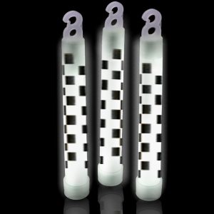 Checkered Flag Glow Sticks - 6" - 25 Pack by Windy City Novelties- FLAGSTIK