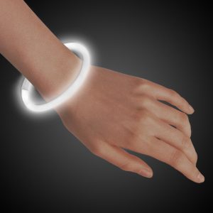 White 8" Glow Bracelets by Windy City Novelties- GBS9-GBS908UN