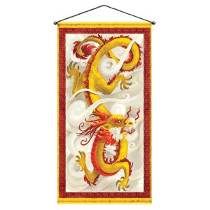 Chinese Dragon Door Panel by Windy City Novelties- DEC57158EA