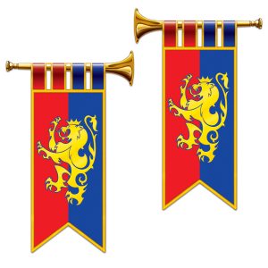 Herald Trumpet Cutouts - 2 Per Unit by Windy City Novelties- DEC54849UN