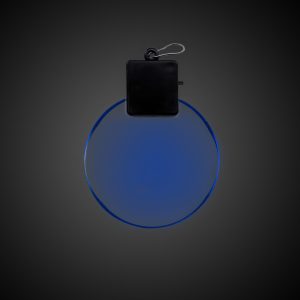 Blue LED and Light - Up Round Medallion by Windy City Novelties- JLR332EA