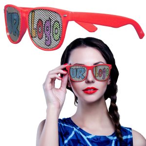 Red Novelty Custom Sunglasses - 12 Pack by Windy City Novelties- BIL1-BIL192DZ
