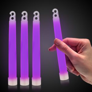 Purple 6" Premium Glow Sticks by Windy City Novelties- GLP7-GLP754UN