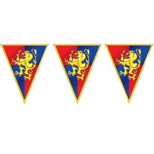 Medieval Pennant Banner Decoration by Windy City Novelties- DEC57719EA
