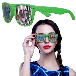 Green Novelty Custom Sunglasses - 12 Pack by Windy City Novelties- BIL1-BIL190DZ