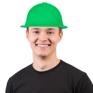 Green Construction Hats - 12 Pack by Windy City Novelties- HAT-HAT430DZ