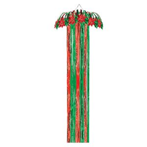 Red & Green Metallic Column Decoration by Windy City Novelties- DEC670830EA