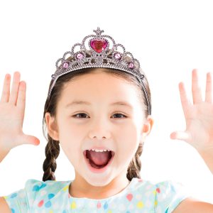 Heart Stone Tiaras by Windy City Novelties- HAT1027DZ