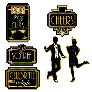 Roaring 20's Cutouts by Windy City Novelties- DEC53422UN