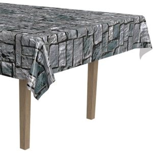 Stone Wall Table Cover by Windy City Novelties- PAP54535EA