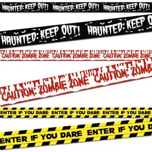 Halloween Caution Tape by Windy City Novelties- DEC190372EA