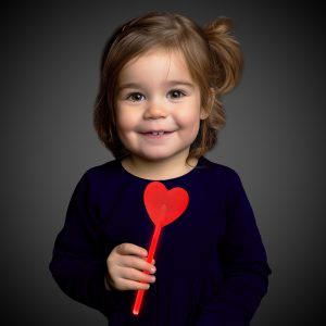 Red Heart Glow Wand by Windy City Novelties- GNO055EA