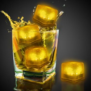 Yellow LED Ice Cubes by Windy City Novelties- LIT9-LIT961DZ