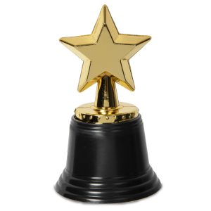 Gold Star Award Trophy by Windy City Novelties- PAR359EA