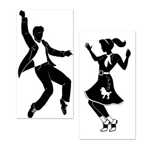 Rock & Roll Silhouette Props by Windy City Novelties- DEC59916UN