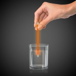 Orange Glow 5" Swizzle Sticks by Windy City Novelties- GSW50-GSW5006UN